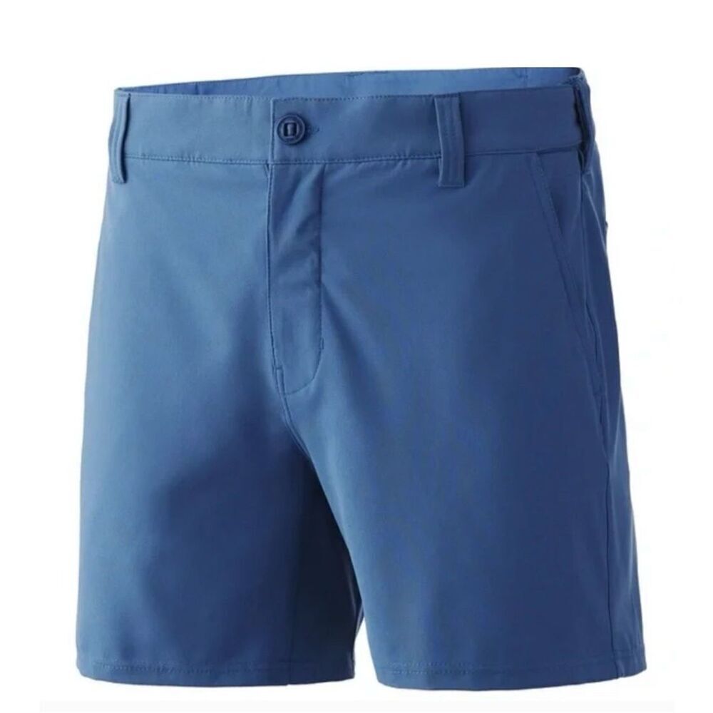 HUK NWT Standard Pursuit 6" Quick-Dry Fishing Shorts Sargasso Sea XX-Large